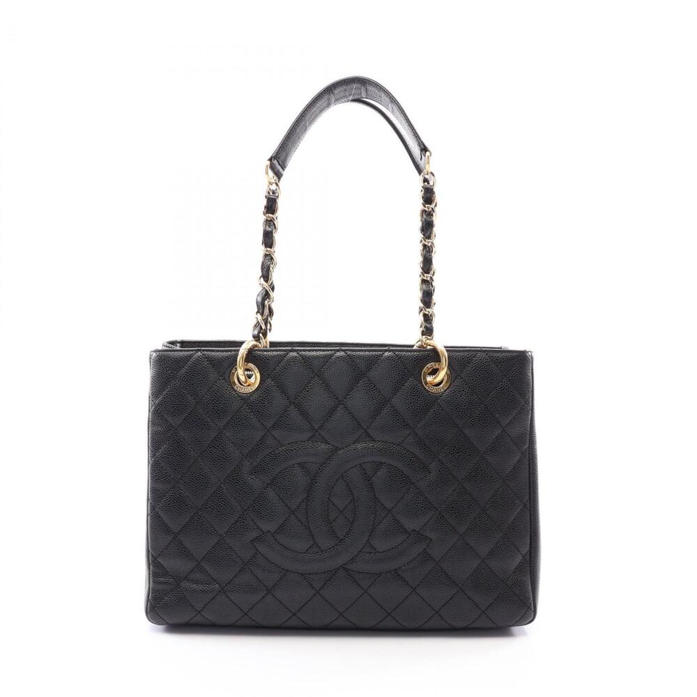 Chanel Matelassé Grand Shopping GST Tote Bag/Handbag, Caviar Leather (Grained...